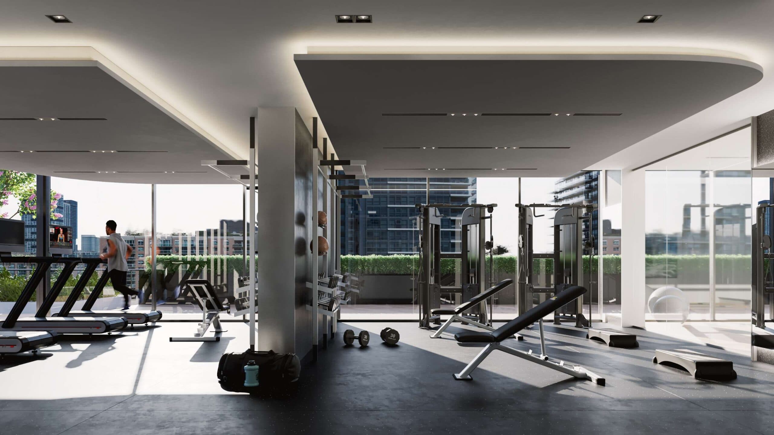 STATE-OF-THE-ART FITNESS CENTRE WITH PERSONAL MASSAGE ROOM